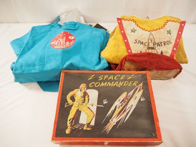 Lot 52 - Three vintage children's space suit dressing...