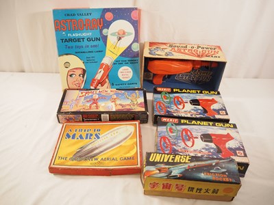 Lot 55 - Space themed games and guns comprising 2 x...