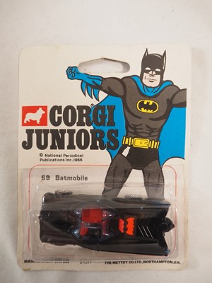 Lot 65 - CORGI JUNIOR Batmobile No. 59, sealed on...