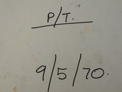 Lot 75 - A portfolio containing 8 pages of original...