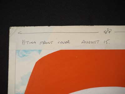 Lot 75 - A portfolio containing 8 pages of original...