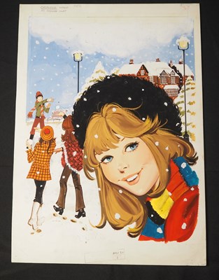 Lot 75 - A portfolio containing 8 pages of original...