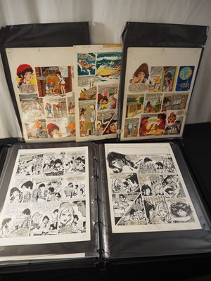 Lot 82 - PRINCESS TINA - 18 pages of original colour...