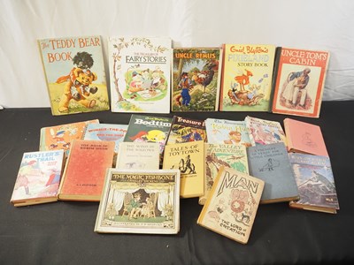 Lot 87 - A mixed box of early children's books,...