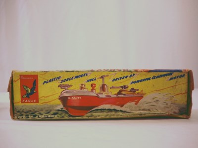Lot 143 - MERTON scarce DAN DARE clockwork plastic...