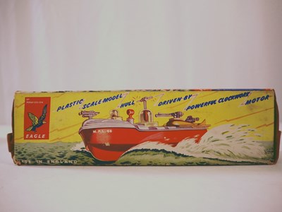 Lot 143 - MERTON scarce DAN DARE clockwork plastic...