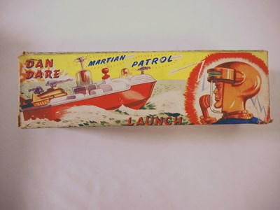 Lot 143 - MERTON scarce DAN DARE clockwork plastic...