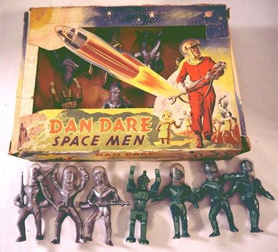 Lot 162 - METTOY rare set of DAN DARE 'Space Men'...