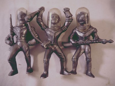 Lot 162 - METTOY rare set of DAN DARE 'Space Men'...