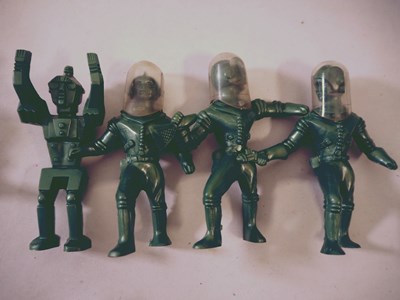 Lot 162 - METTOY rare set of DAN DARE 'Space Men'...