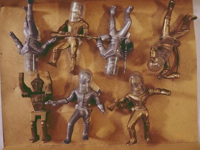 Lot 162 - METTOY rare set of DAN DARE 'Space Men'...