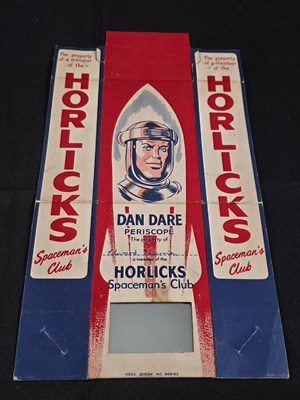 Lot 166 - HORLICKS A DAN DARE related periscope giveaway...