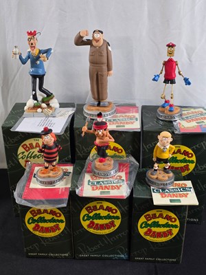 Lot 180 - ROBERT HARROP Group of boxed resin figurines...
