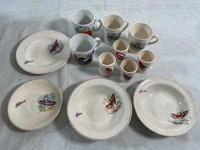 Lot 231 - Gerry Anderson related tableware comprising...