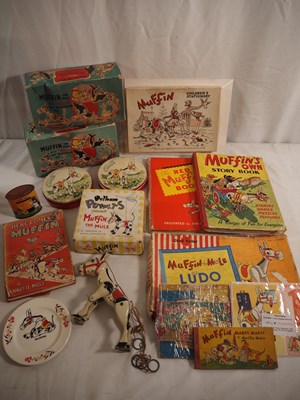 Lot 233 - Stable of Muffin the Mule collectables to...