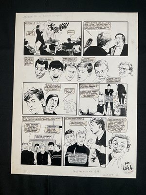 Lot 246 - HAIRCUT 100 - 9 pages of original comic book...