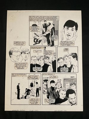 Lot 246 - HAIRCUT 100 - 9 pages of original comic book...