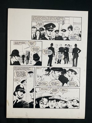 Lot 246 - HAIRCUT 100 - 9 pages of original comic book...