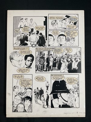 Lot 246 - HAIRCUT 100 - 9 pages of original comic book...