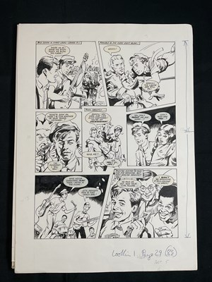 Lot 246 - HAIRCUT 100 - 9 pages of original comic book...
