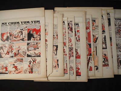 Lot 249 - MY CHUM YUM-YUM - 14 pages of original comic...