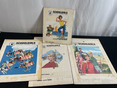 Lot 250 - SCHOOL GIRLS PICTURE LIBRARY - 4 pages of...