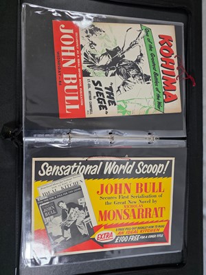 Lot 256 - A portfolio containing examples of vintage...