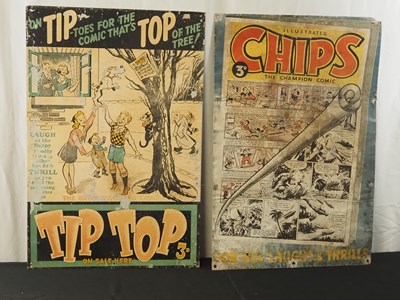 Lot 257 - A pair of tinplate advertising signs for...