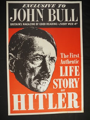 Lot 258 - A promotional poster for 'John Bull' magazine,...