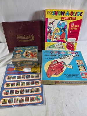 Lot 273 - A collection of children's film projectors and...