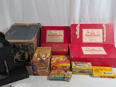 Lot 274 - A collection of children's film projectors and...
