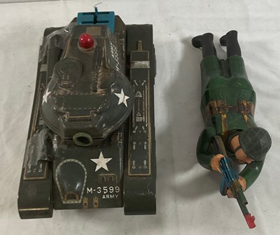 Lot 285 - Pair of tinplate items comprising a MASUDAYA...