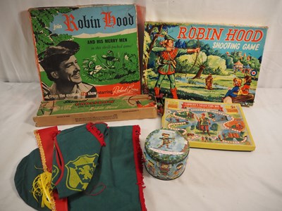 Lot 290 - A merry band of Robin Hood collectables to...