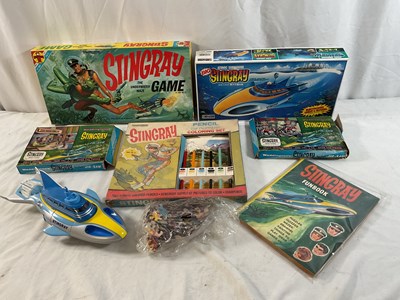 Lot 308 - Gerry Anderson's 'Stingray' games, kits etc to...