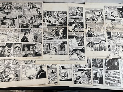 Lot 320 - THE STEEL CLAW - 11 pages of black/white...