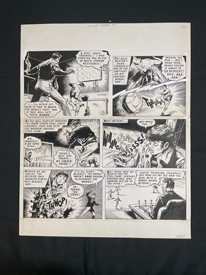 Lot 320 - THE STEEL CLAW - 11 pages of black/white...