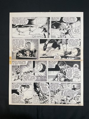 Lot 320 - THE STEEL CLAW - 11 pages of black/white...