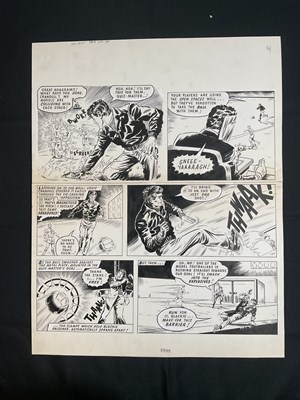 Lot 320 - THE STEEL CLAW - 11 pages of black/white...