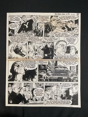 Lot 320 - THE STEEL CLAW - 11 pages of black/white...