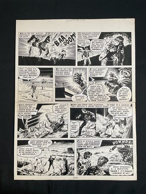 Lot 320 - THE STEEL CLAW - 11 pages of black/white...