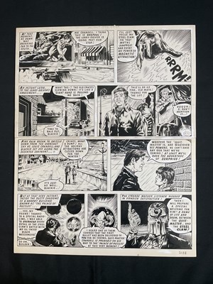 Lot 320 - THE STEEL CLAW - 11 pages of black/white...