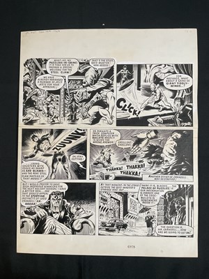Lot 320 - THE STEEL CLAW - 11 pages of black/white...