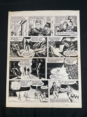 Lot 320 - THE STEEL CLAW - 11 pages of black/white...