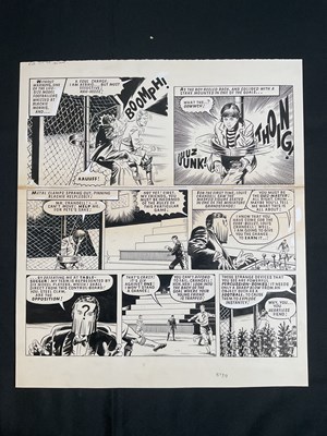 Lot 320 - THE STEEL CLAW - 11 pages of black/white...