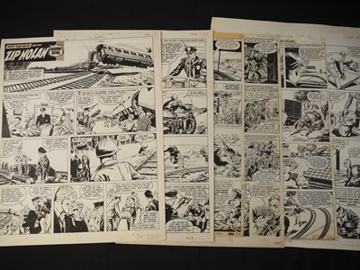 Lot 324 - ZIP NOLAN - 6 pages of original comic art from...