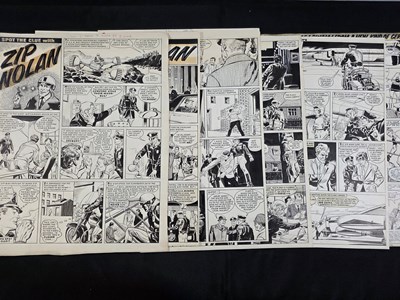 Lot 326 - ZIP NOLAN - 8 pages of original comic art from...