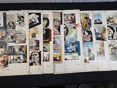 Lot 333 - KUNG-FU (LOOK-IN) - 8 pages of original colour...