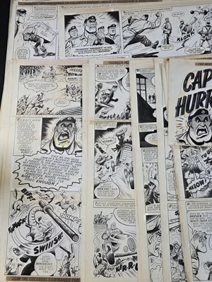 Lot 339 - CAPTAIN HURRICANE circa 30+ original comic...