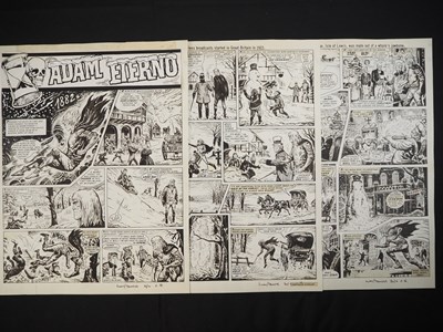 Lot 358 - ADAM ETERNO - 3 pages of original black/white...