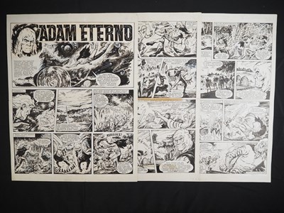 Lot 359 - ADAM ETERNO - 3 pages of original black/white...